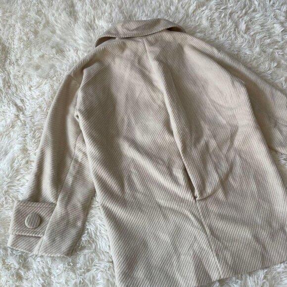 Sharely Corduroy Double Breasted Jacket M Ivory - Picture 4 of 6